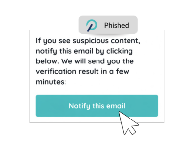 phished - Reporting button