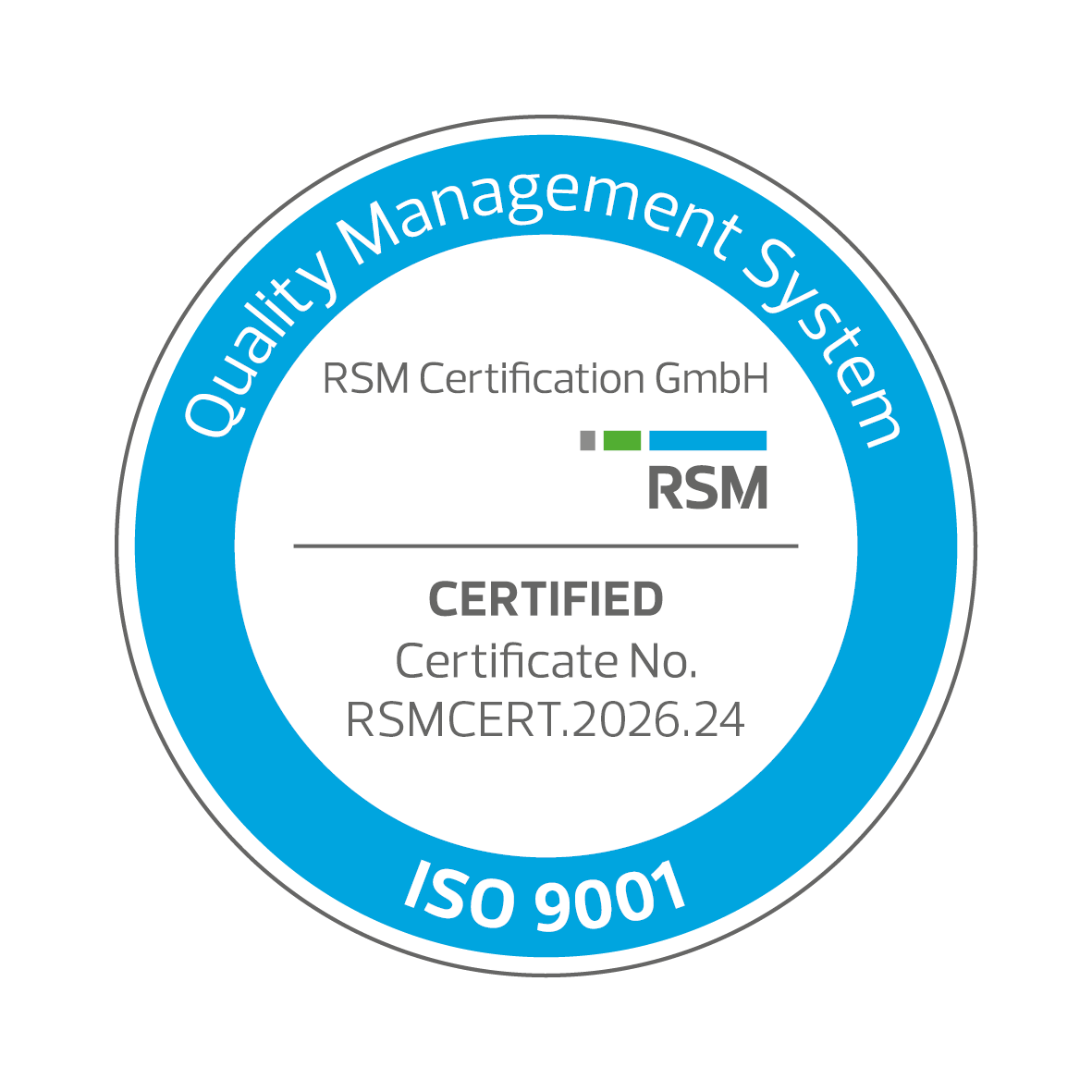 ISO 9001 CERTIFICATION